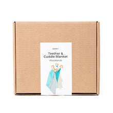 Load image into Gallery viewer, George &amp; Mason Baby - Woodland Blue Teether with Blankie - Set of 4
