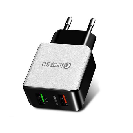 GetGo QC3.0 Fast Charging Dual USB Wall Adapter