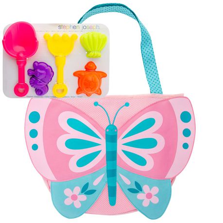 Stephen Joseph Beach Totes (With Sand Toy Play Set) Butterfly Buy Online in Zimbabwe thedailysale.shop
