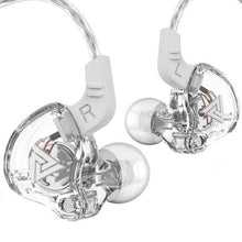 Load image into Gallery viewer, QKZ-AK6 High Resolution Wired Earbuds with HD Microphone (Transparent)
