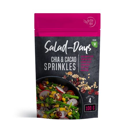 On the Go Salad Days Chia & Cacao Sprinkles 12x100g Buy Online in Zimbabwe thedailysale.shop