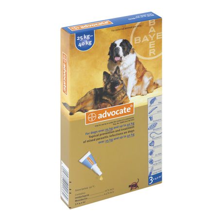 Advocate Extra Large Dog - 3 x 4.0ml Buy Online in Zimbabwe thedailysale.shop