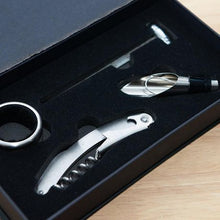 Load image into Gallery viewer, Eco 2 x 690ml Red Wine Glasses with 4 x Stainless Steel Wine Tools
