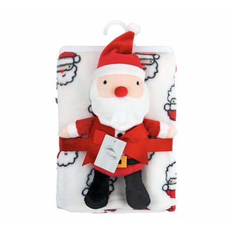 Baby Blanket & Plush Toy - Santa Claus Buy Online in Zimbabwe thedailysale.shop