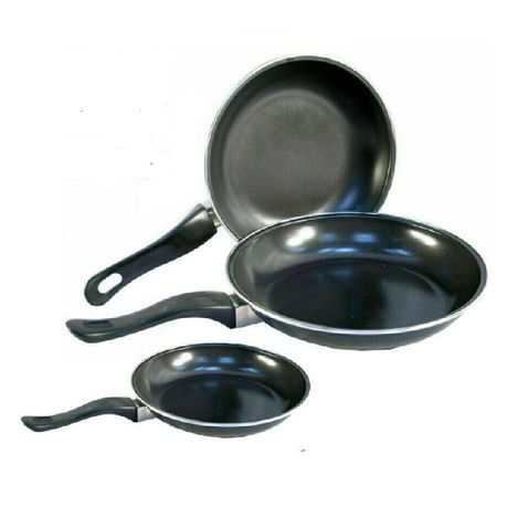 Set of 3 Non Stick Frypans Buy Online in Zimbabwe thedailysale.shop