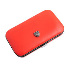Load image into Gallery viewer, Kellermann 3 Swords Manicure Set in a Red Faux Leather Case 7848 MC N 6 Piece
