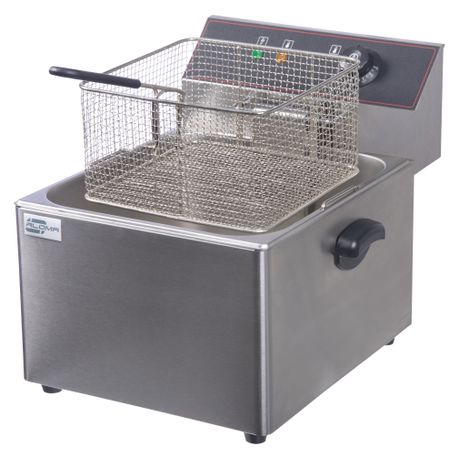 Aloma - Single Electric Deep Fryer - 11L - Silver