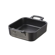 Load image into Gallery viewer, Revol 4 Pack Square Oven Dish Black Cast Iron Style - 13cm
