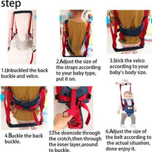 Load image into Gallery viewer, Adjustable Handheld Baby Walking Harness Kids Detachable Walker - Blue
