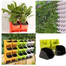 Load image into Gallery viewer, Heartdeco Due Pocket Vertical Wall Garden Planter - 4 Pack
