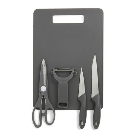 Essentials - 5 Piece Knife Set - Black