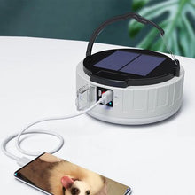Load image into Gallery viewer, Mini USB Rechargeable Emergency Solar LED Camping light
