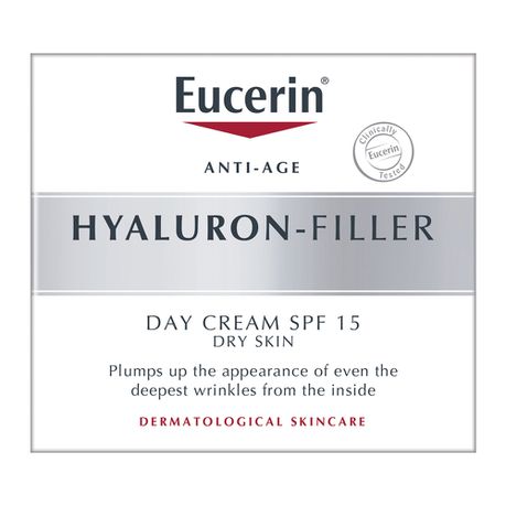 Eucerin Hyaluron - Filler Moisturiser SPF15  Day 50ml Buy Online in Zimbabwe thedailysale.shop