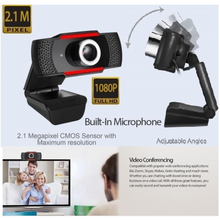 Load image into Gallery viewer, UniQue W22 1080P webcam  with Microphone
