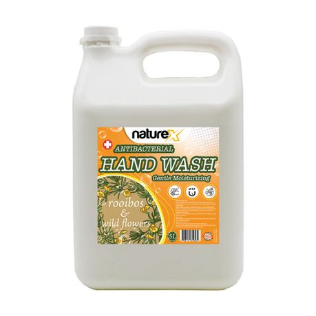 Naturex Antibacterial Hand Wash Rooibos 5L Buy Online in Zimbabwe thedailysale.shop