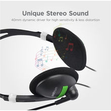 Load image into Gallery viewer, Astrum On-ear PC Wired Headset with Mic - HS100

