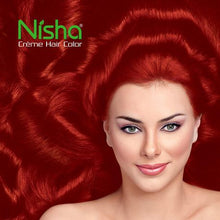 Load image into Gallery viewer, Nisha Creme Hair Colour Pack with Brush and Conditioner Flame Red - 2 Pack
