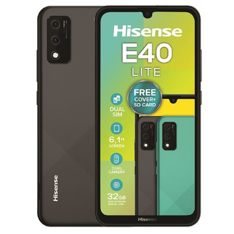 Hisense Infinity E40 Lite 32GB Dual Sim - Charcoal Buy Online in Zimbabwe thedailysale.shop