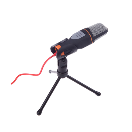 3.5mm Audio Wired Condenser Microphone With Holder Stand Q-888. Buy Online in Zimbabwe thedailysale.shop