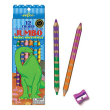 Load image into Gallery viewer, eeBoo Dinosaur 6 Double Sided Pencils

