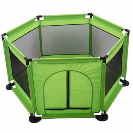 Baby Ball Pool Safety Fence with 50 Balls - Green Buy Online in Zimbabwe thedailysale.shop