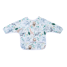 Load image into Gallery viewer, Trendlings Long Sleeve Waterproof Bib - 6-18months - Safari
