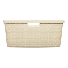 Load image into Gallery viewer, Curver by Keter - Jute Laundry Basket Oasis White
