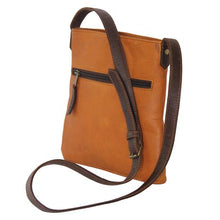 Load image into Gallery viewer, Finery Genuine Leather Cross Body - Toffee &amp; Brown
