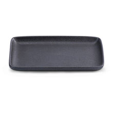 Load image into Gallery viewer, Danny Home Collection - Rectangular Plate - Speckle Design - Ceramic -Black
