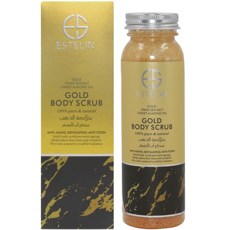 Estelin 100% Pure Gold Body Scrub 200g