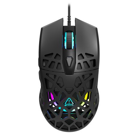 Canyon Puncher Gaming Mouse 7 Buttons Pixart 3360 Sensor RGB Lights Black Buy Online in Zimbabwe thedailysale.shop