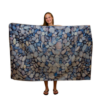 Load image into Gallery viewer, Jumbo Printed Suede Microfiber Sand-Free Swimming / Beach / Travel Towel
