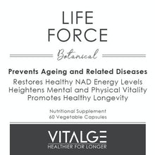 Load image into Gallery viewer, Life Force - NAD+ Booster, Anti-ageing (60's)
