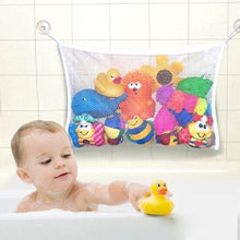 Load image into Gallery viewer, Bath Toy Storage Net Mesh Organizer- 45 x 35cm - Suction Mountable
