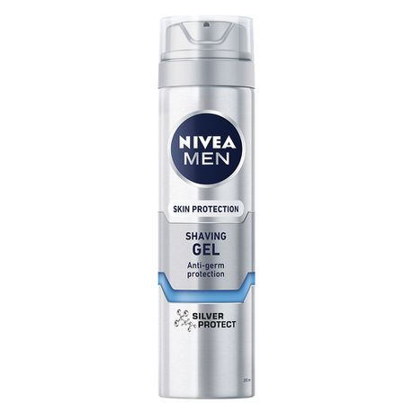 Nivea Men Silver Protect Shaving Gel - 200ml Buy Online in Zimbabwe thedailysale.shop