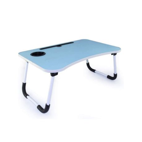 Multi-purpose Foldable Laptop Table for Bed with Drawer Tablet & Cup Holder