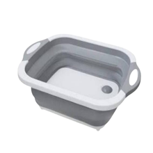 Load image into Gallery viewer, 3 In 1 Folding Cutting Board Vegetable Drainer
