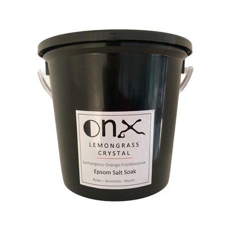 OnX Lemongrass Crystal Scented Epsom Salt Soak - 1Kg Buy Online in Zimbabwe thedailysale.shop