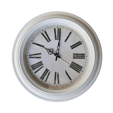 XL Roman Numeral White Wall Clock by La Maison Paris Buy Online in Zimbabwe thedailysale.shop
