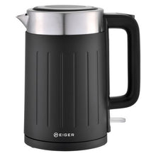 Load image into Gallery viewer, Eiger Lineo Nero Series Stainless Steel Cold-touch Cordless Kettle Matt black
