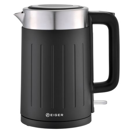 Eiger Lineo Nero Series Stainless Steel Cold-touch Cordless Kettle Matt black