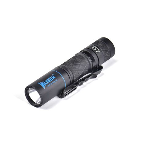 Wuben E18 flashlight, 180 Lumen, 75m throw, uses 1 x AA battery