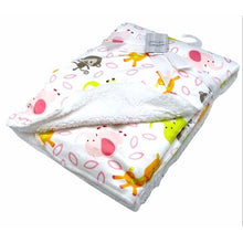 Load image into Gallery viewer, Baby Blanket - Pink Zoo

