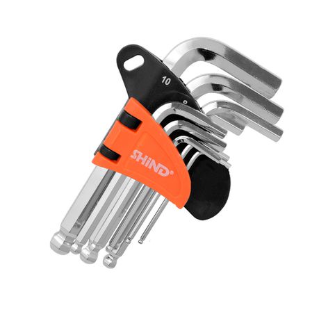 Shind Short Ball End Hexagon Key 9 Piece Buy Online in Zimbabwe thedailysale.shop