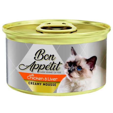 Bon Appetit Creamy Mousse With Tender Chicken & Liver (12 x 85g Tins) Buy Online in Zimbabwe thedailysale.shop