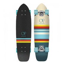 Load image into Gallery viewer, Ocean Pacific Skateboard Complete | Swell Cruiser | Off White/Teal | 31 8.25
