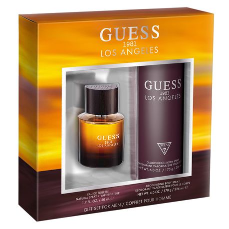Guess 1981 LA for Him 50ml EDT and 170g Body Spray