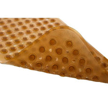 Load image into Gallery viewer, Non-Slip PVC Bathroom Bath/Shower Mat Polka Dot Texture Brown Medium
