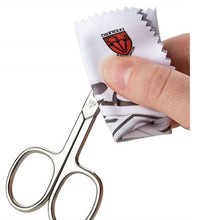 Load image into Gallery viewer, Kellermann 3 Swords Manicure Set: White Faux Leather Case 7847 MC N 6 Piece
