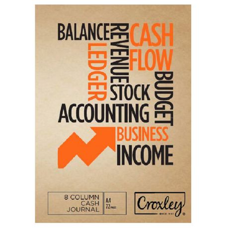 Croxley JD165 72 Page 8 Cash Column Cash Bookkeeping Journal (Pack of 10) Buy Online in Zimbabwe thedailysale.shop